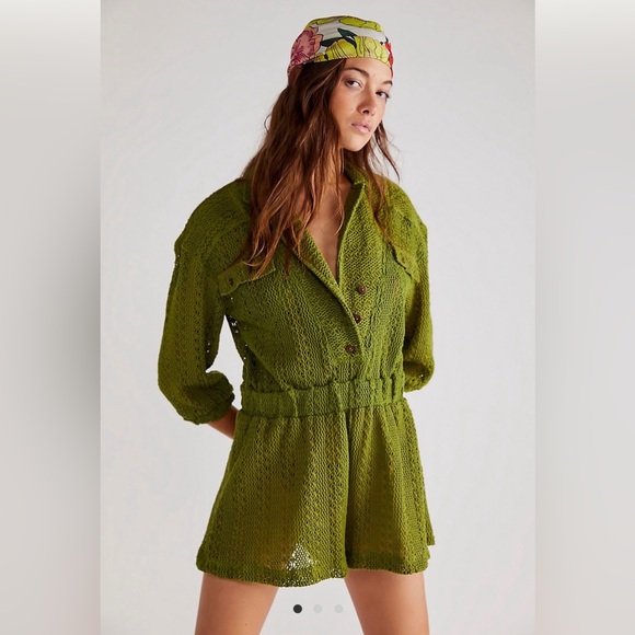 Free People Ryan Romper -Size Small - Picture 1 of 5